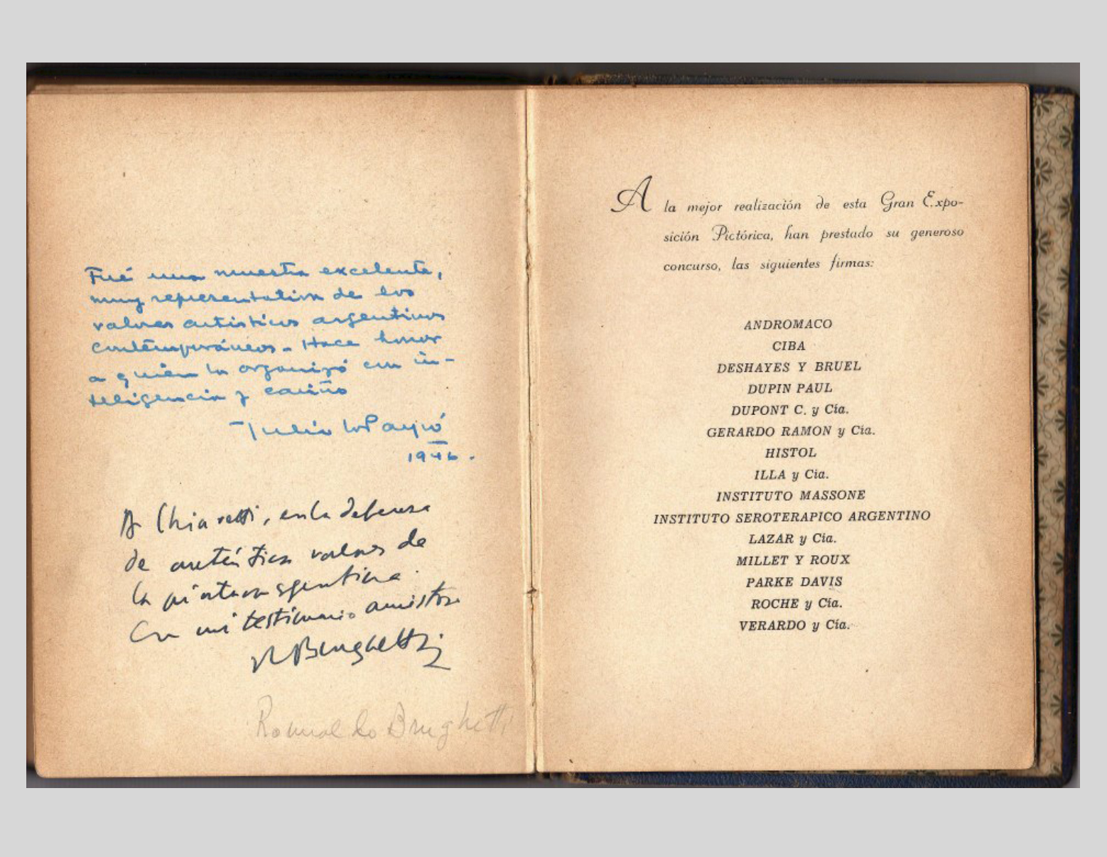 Catálogo de expositores